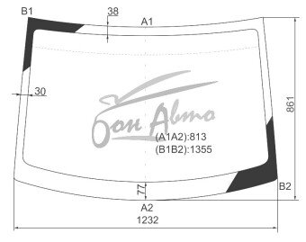 Стекло лобовое MITSUBISHI EK-ACTIVE 2004-2006 (H81W)
Бренд: BENSON