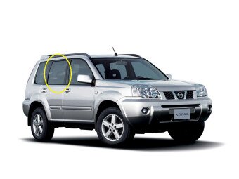 Стекло боковое NISSAN X-TRAIL 2000-2007 (T30) RD/RH фурнитура,
Бренд: BENSON Тонированное