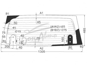 Стекло заднее с обогревом ISUZU RODEO 1998-2004 (UES-3d) 14 отверстий
Бренд: BENSON