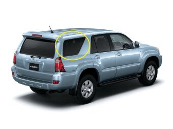 Стекло боковое TOYOTA HILUX SURF 2002-2009 N210 SW/RH/H/X антенна,
Бренд: BENSON Тонированное