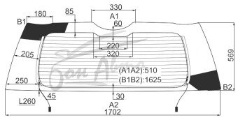 Стекло заднее с обогревом NISSAN ELGRAND 2002-2010 (E51)
Бренд: BENSON