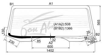 Стекло заднее с обогревом TOYOTA SEQUOIA 2007- (UCK65)
Бренд: BENSON Тонированное