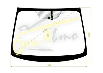 Стекло лобовое TOYOTA PRIUS 2009-2015 (ZVW30-LHD) место под датчик дождя
Бренд: КМК с синей полосой