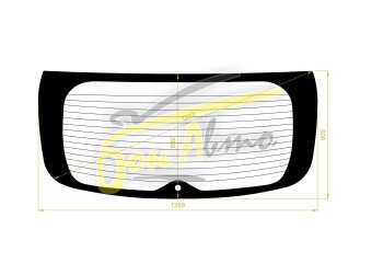 Стекло заднее с обогревом SUBARU IMPREZA 2007-2011 (GH-5d h/b) 1 отверстие
Бренд: BENSON