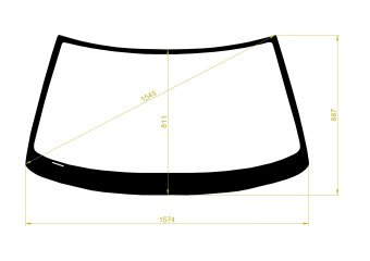 Стекло лобовое LEXUS LS 1989-1994 (UCF10)
Бренд: BSG Бронзовый оттенок с коричневой полосой