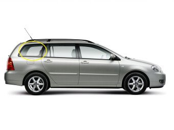 Стекло боковое TOYOTA COROLLA FIELDER 2000-2006 E120 SW/RH/X
Бренд: BSG Тонированное