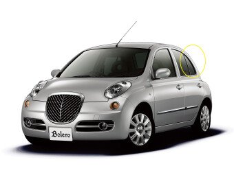 Стекло боковое NISSAN BOLERO 2002-2010 K12 RQ/LH
Бренд: BSG