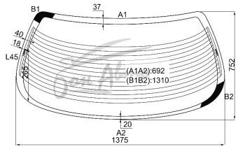 Стекло заднее с обогревом TOYOTA CARINA 1996-2001 (AT210)
Бренд: BSG