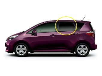 Стекло боковое TOYOTA RACTIS 2010-2016 (NCP12#/NSP12#) RD/LH
Бренд: BENSON