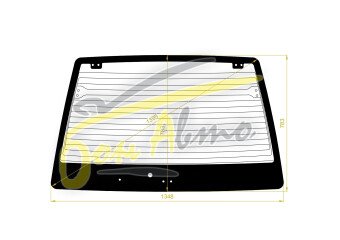 Стекло заднее с обогревом NISSAN LARGO 1985-1993 (GC22) 12 отверстий
Бренд: BSG