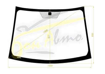 Стекло лобовое TOYOTA VITZ 2005-2010 (SCP90)
Бренд: BSG с серой полосой