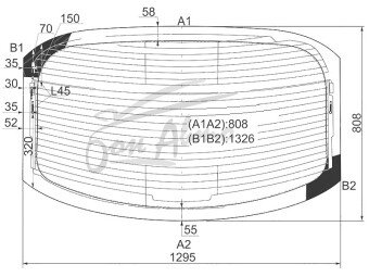 Стекло заднее с обогревом KIA K5 2010-2015 (TF-4d sed)
Бренд: BSG