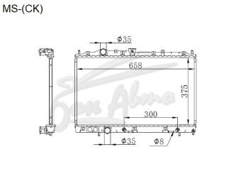 Радиатор MITSUBISHI MIRAGE 1995- (CJ#,CK#,CL#,CM) (4G13-15,4G92-93,6A11,4D68)
Бренд: TONGSHI AL32AT