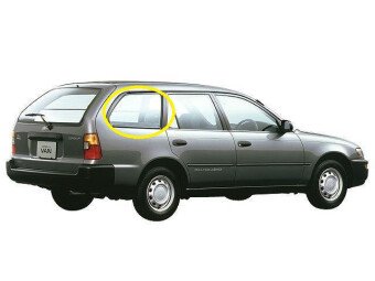 Стекло боковое TOYOTA COROLLA 1991-2000 E100-5d wag-770*400 SW/RH
Бренд: BENSON